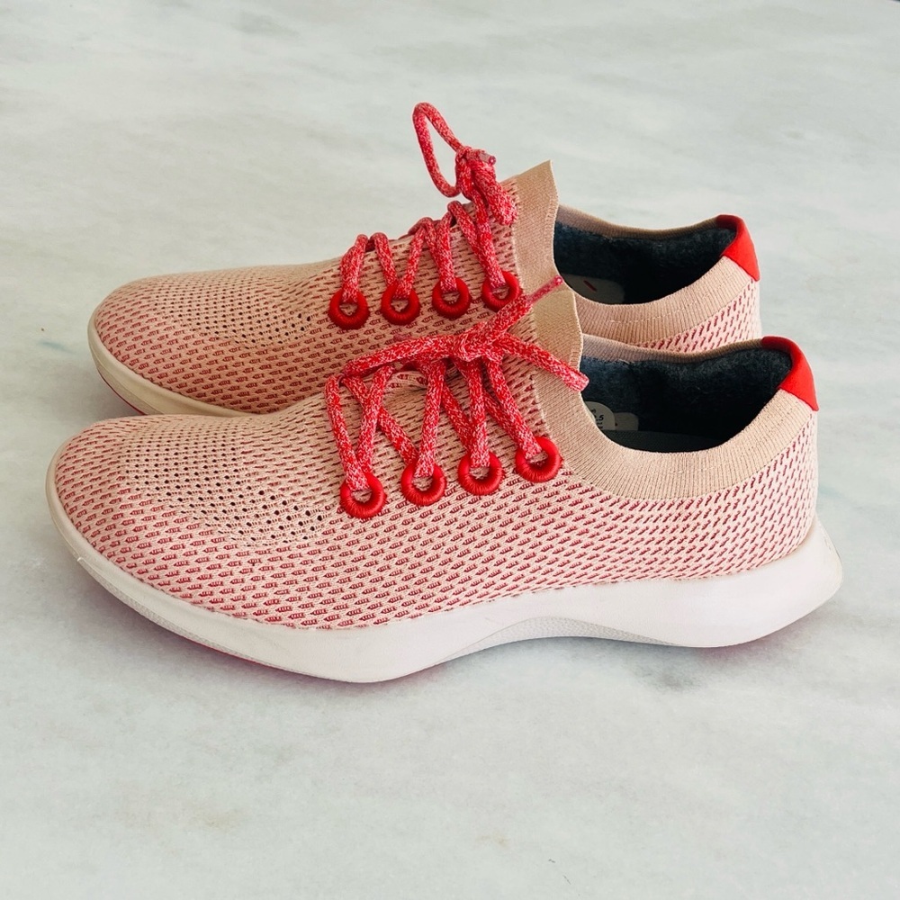 Allbirds Men's Like New Tree Dasher Flame Sneakers Shows Men's 12.5 - Picture 3 of 10